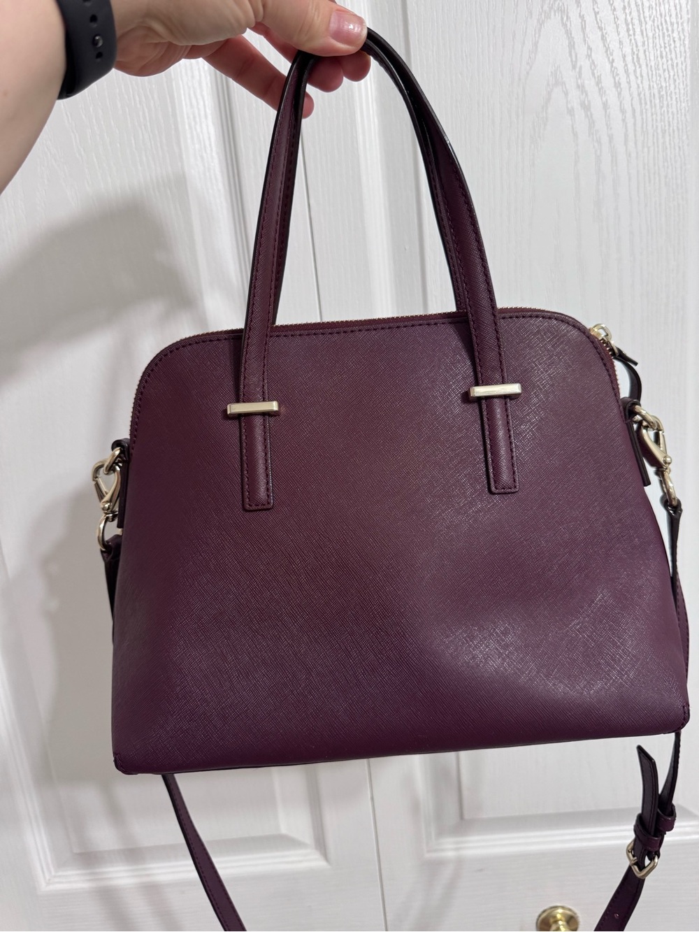 kate spade Cedar Street Maise handbag in Mulled Wine - Picture 2 of 11